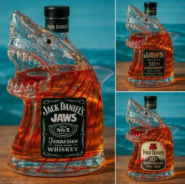 Бутилка Jaws Anniversary Edition за уиски