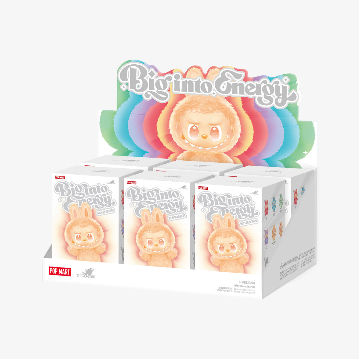 Винилова плюшена висулка Pop Mart Labubu Big into Energy Series (Labubu)