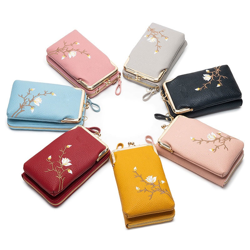 🔥👛Портфейл за мобилен телефон през рамо за жени🌸