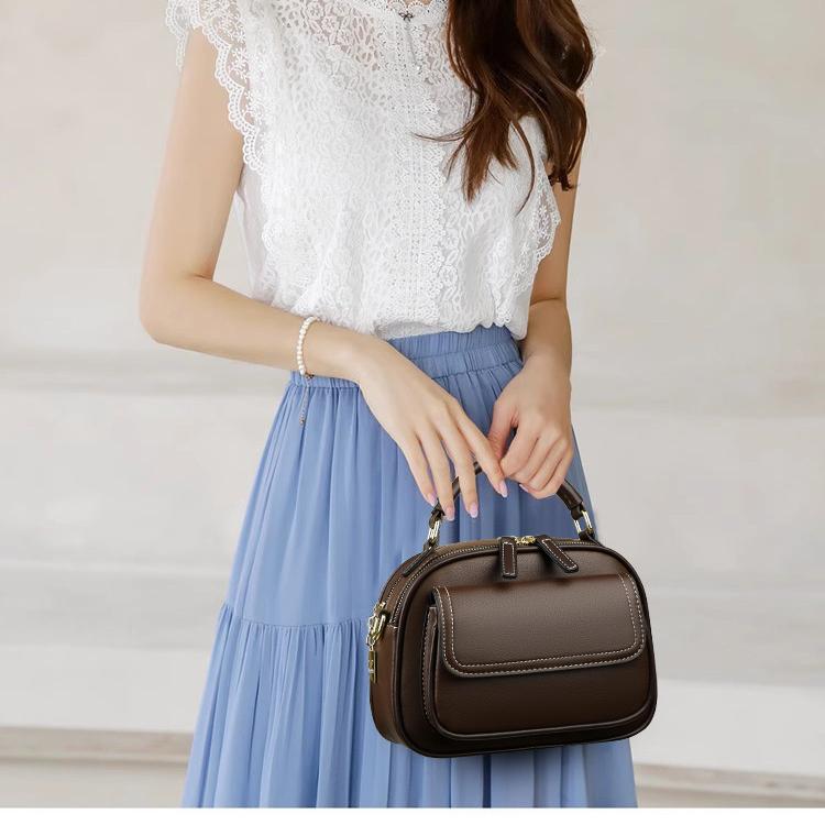 【🎊Нови продукти 30% отстъпка】👜Елегантна двупластова чанта през рамо с широка презрамка