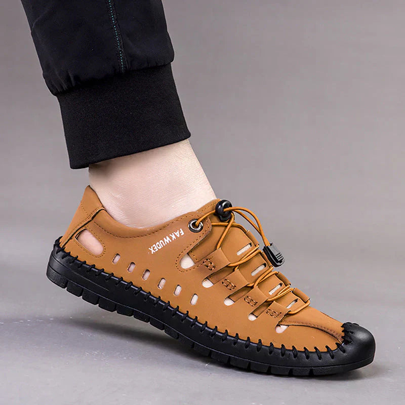 🔥Кожени сандали с затворени пръсти👞