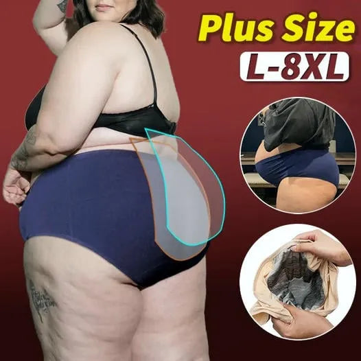 (L-8XL)🌸Купете 2, вземете 1 безплатно🔥Дамско бельо с висока талия, непромокаемо👙