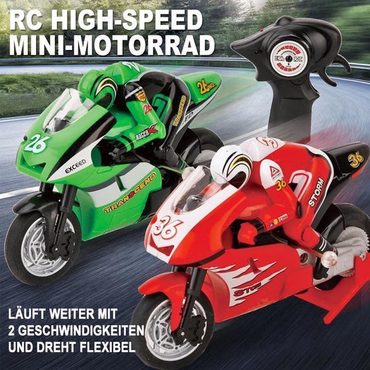 Springendes ferngesteuertes Motorrad