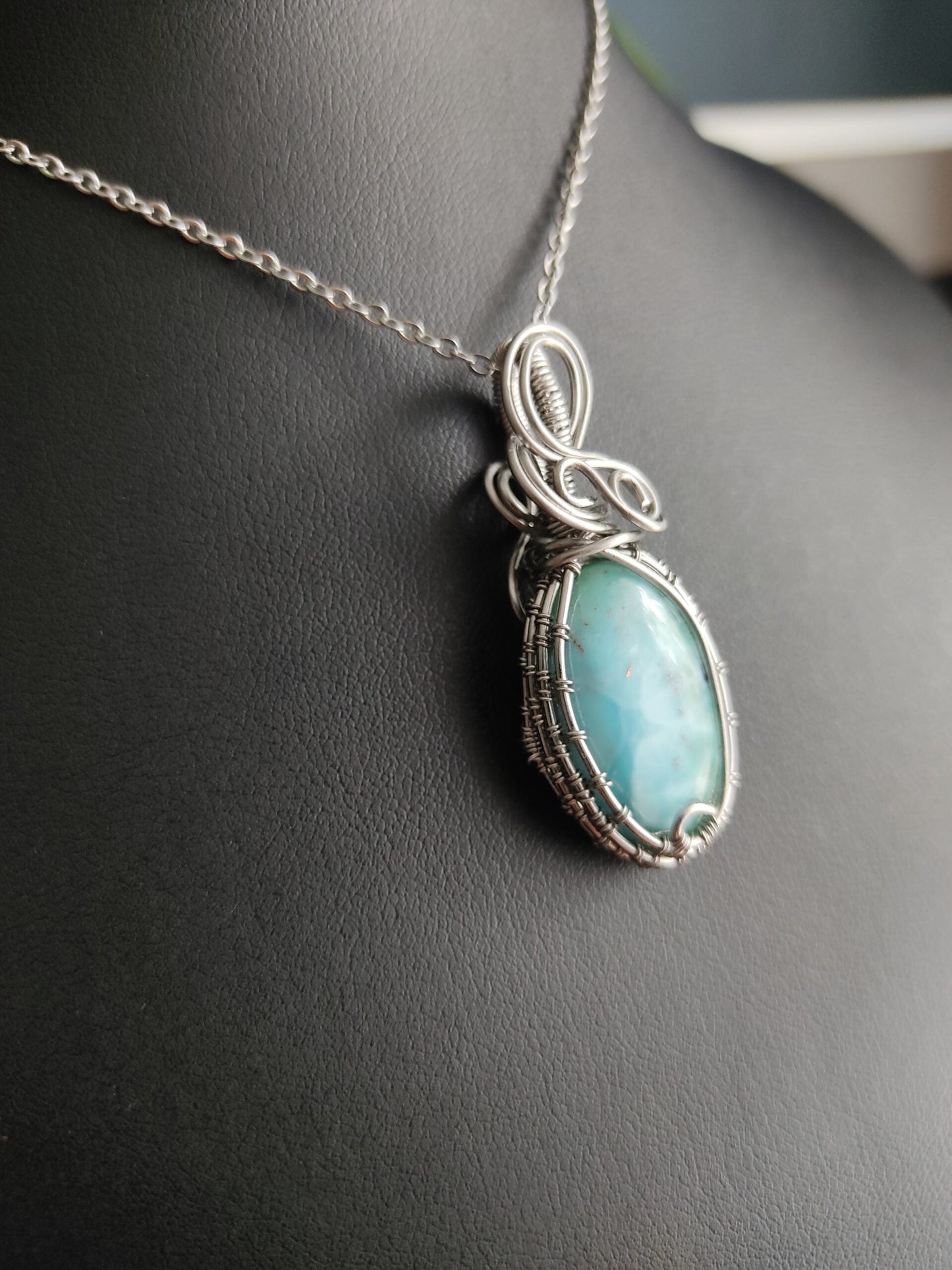 Naszyjnik Larimar