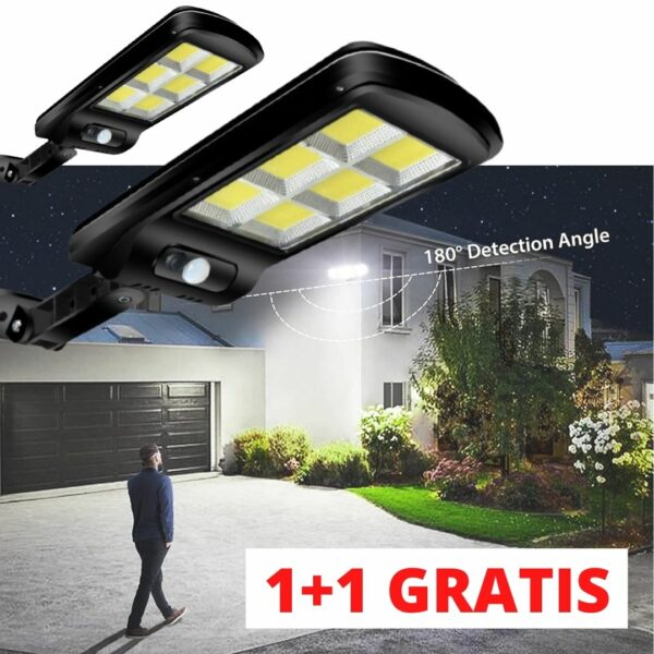 Lampa solarna LED 180W (Za cenę 1 otrzymujesz 2 sztuki)